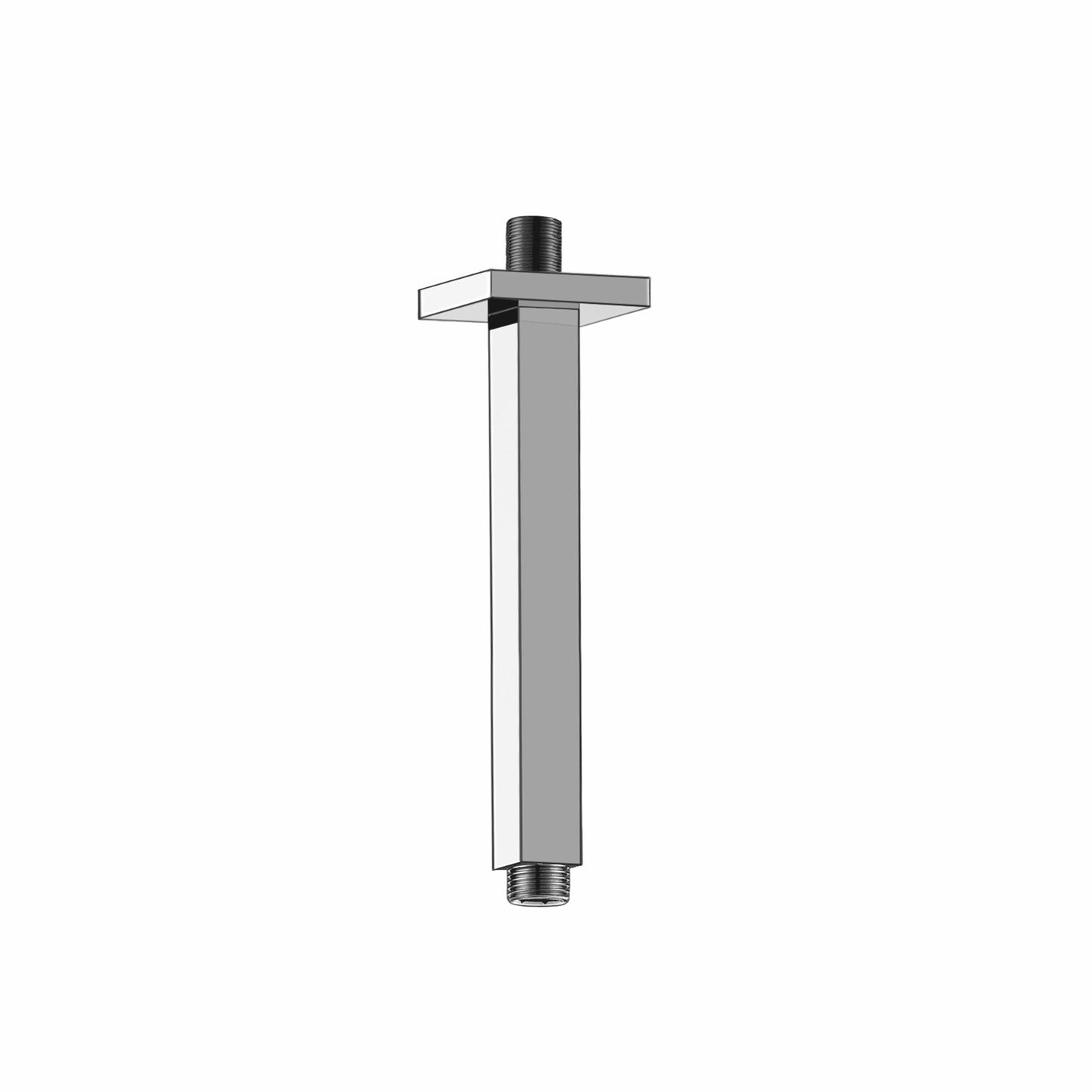 Flusso 160.8CSA Ceiling Mount Shower Arm - 8"
