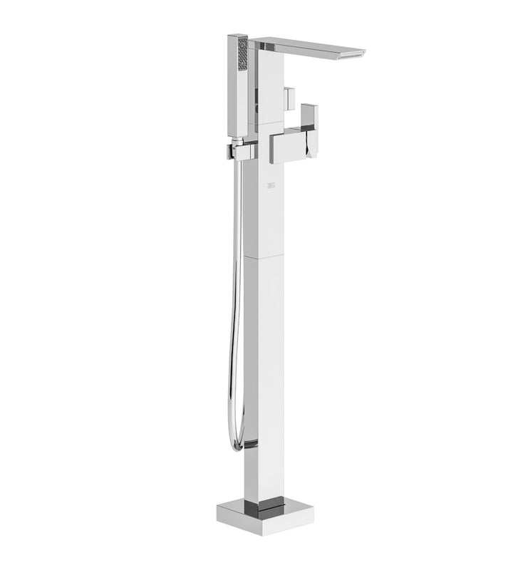 Franz Viegener FV215/F4.0 Groovy Square Freestanding Tub Faucet Trim Only - Parent