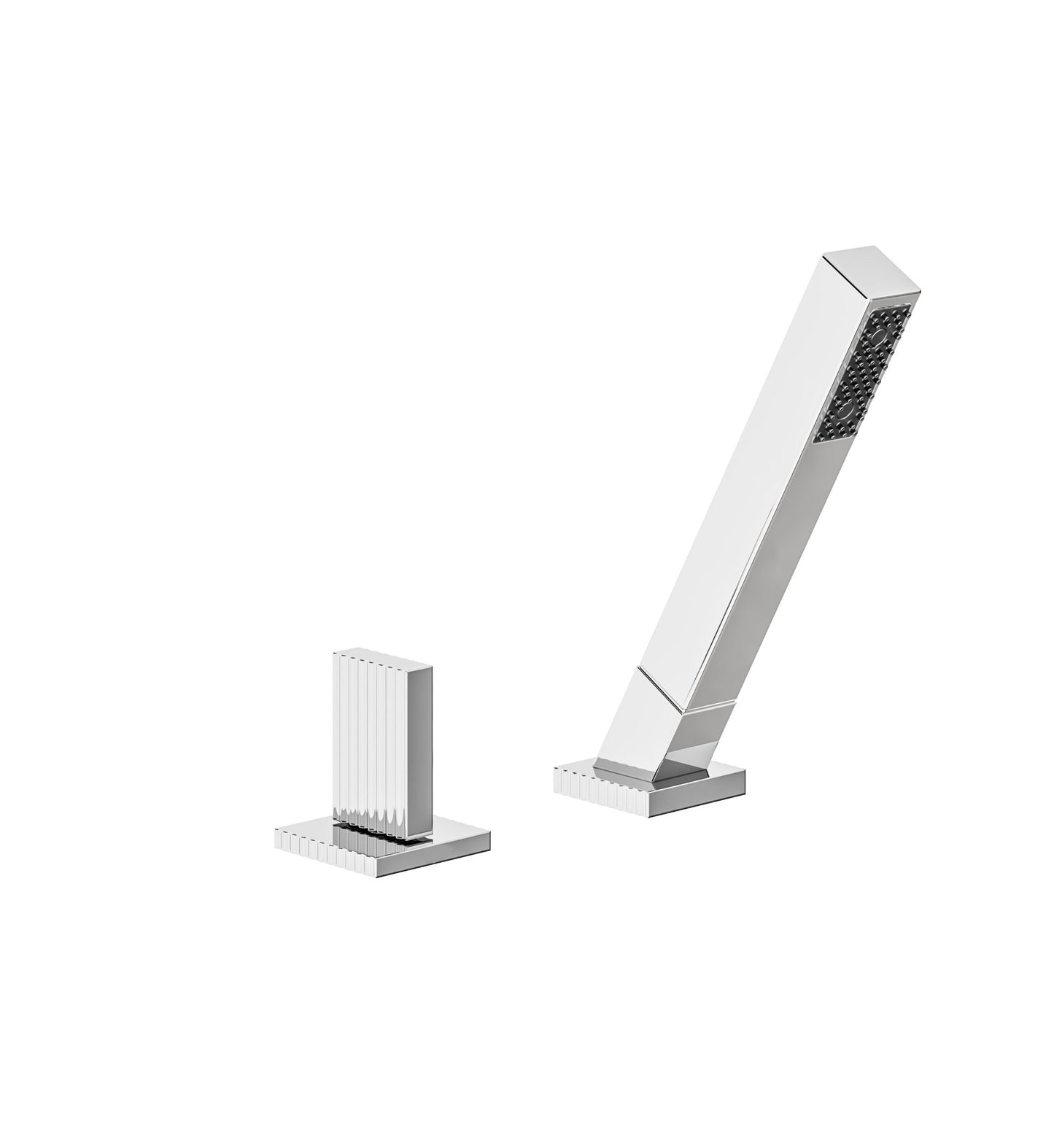 Franz Viegener FV133/F4.0 Groovy Deck Mounted Roman Diverter Valve And Handshower Assembly - Parent