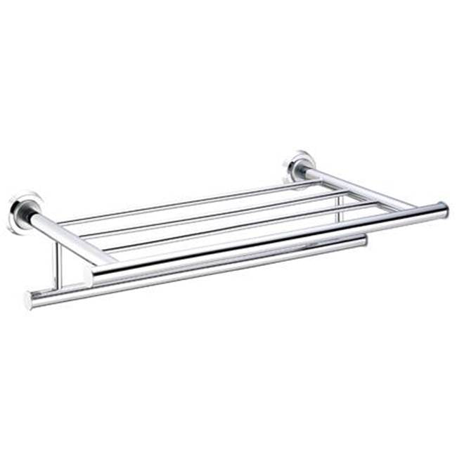 Kartners 167442 Sofia Towel Shelf With Towel Bar 21" - Parent