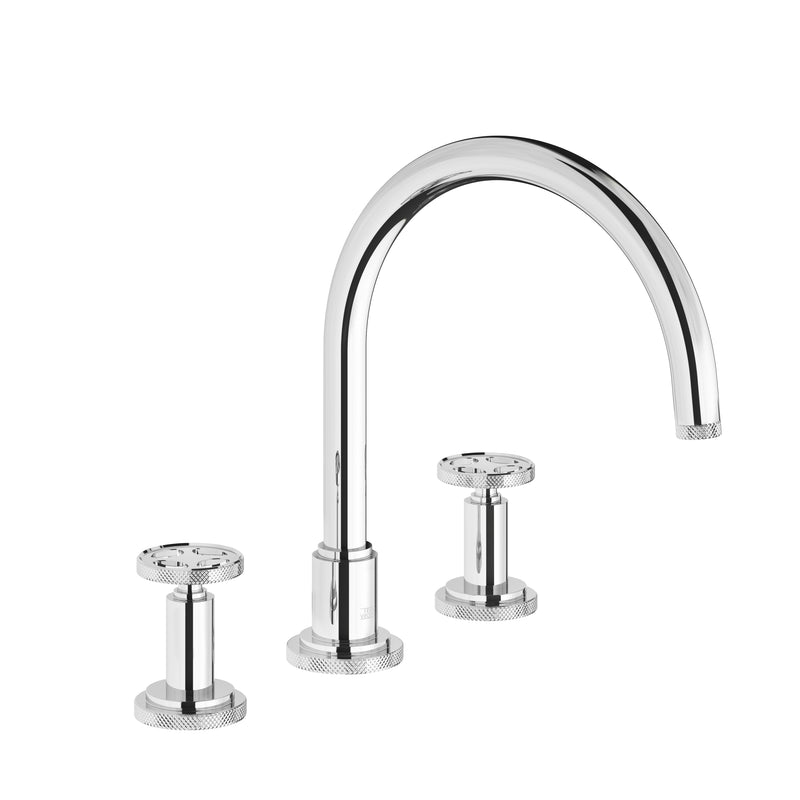 Franz Viegener FV210/K6K Techno Chic Deck Mounted Roman Bath Faucet 3/4" Valves - Parent