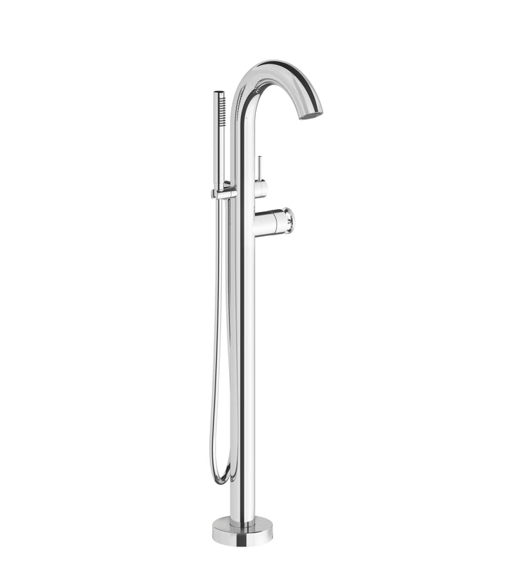 Franz Viegener FV215/K6K.0 Techno Chic Square Freestanding Tub Faucet - Trim Only - Parent