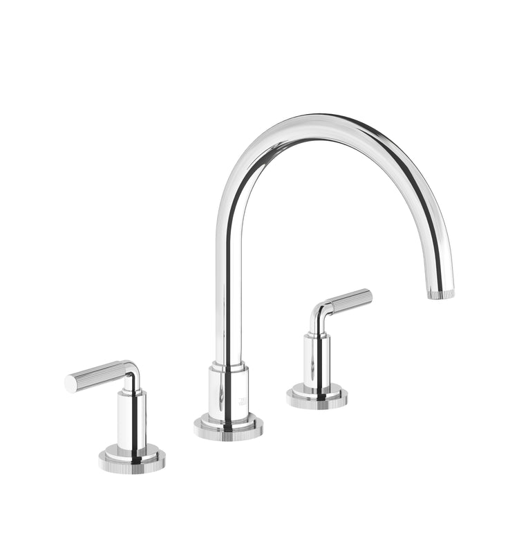 Franz Viegener FV210/K7H Techno Chic Deck Mounted Roman Bath Faucet 3/4" Valves - Parent