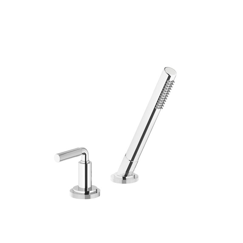 Franz Viegener FV133/K7H.0 Techno Chic Deck Mounted Roman Diverter Valve And Handshower Assembly - Parent