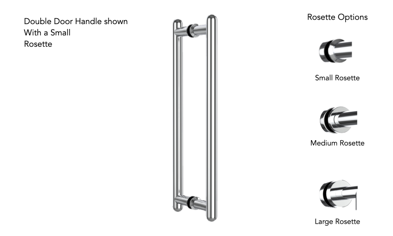 Neelnox AIR-DSD8-SR Aire 8 Double Door Handle Small Rosette - Parent