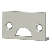 Deltana 178AST Angle Strike, Solid Brass - Parent