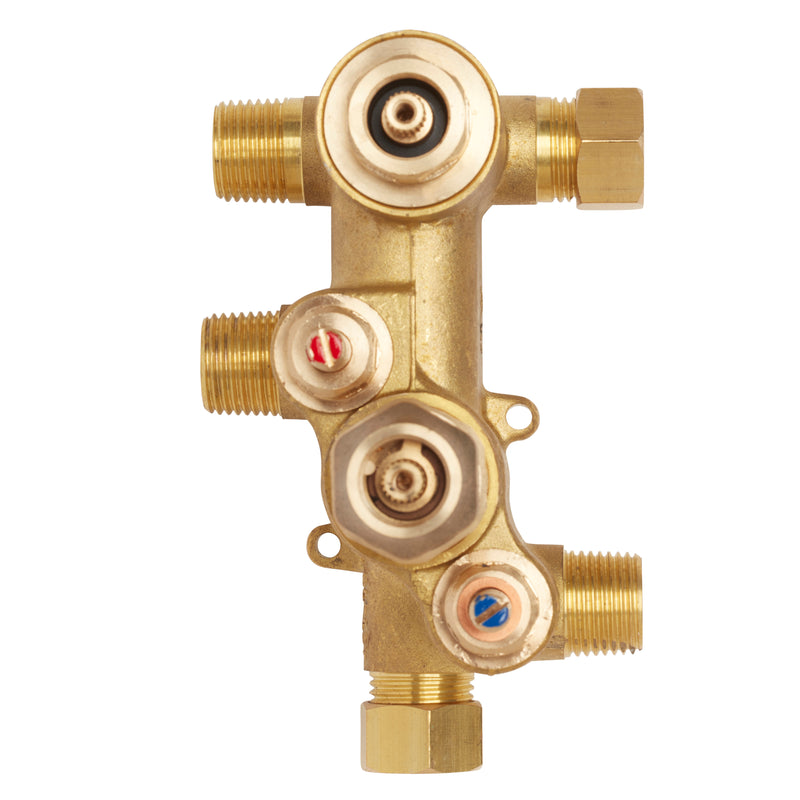 Sigma 18.30.292 E-Mini Thermostatic Valve With Two-Way Diverter Including Positive Shut-Off
