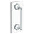 Watermark 180-0.1-6GDP-CC Venetian 6" Shower Door Pull/ Glass Mount Towel Bar - Parent