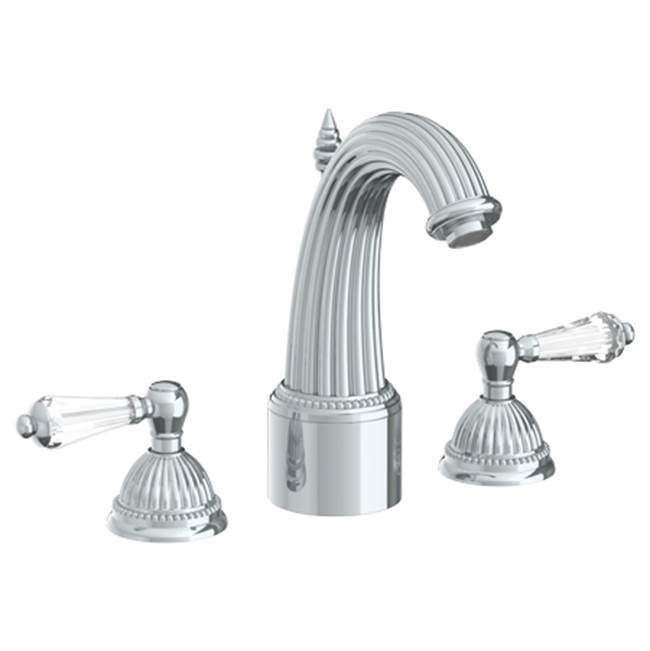 Watermark 180-2X-SWU Venetian Deck Mounted 3 Hole Extended Lavatory Set