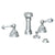Watermark 180-4-SWU Venetian 4 Hole Bidet Set