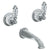 Watermark 180-5-BB Venetian Wall Mount Bath Set