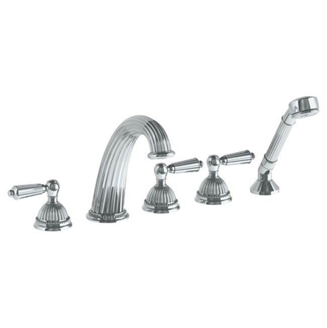 Watermark 180-8.1-U Venetian Deck Mount 5 Hole Tub Set