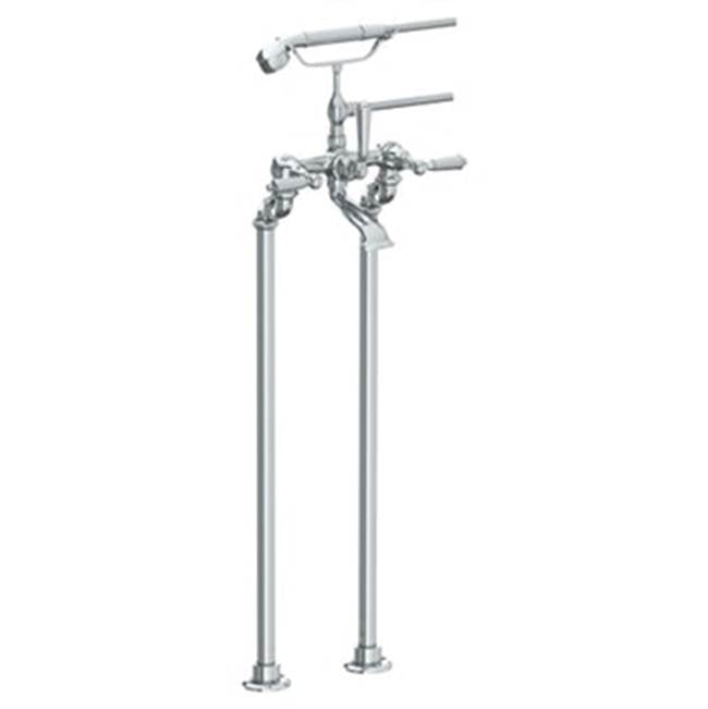 Watermark 180-8.3-U Venetian Floor Standing Exposed Bath Set With Hand Shower