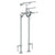 Watermark 180-8.3STP-BB Venetian Floor Standing Bath Set W/ Hand Shower & Shut-Off Valves