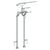 Watermark 180-8.3STP-SWU Venetian Floor Standing Bath Set W/ Hand Shower & Shut-Off Valves