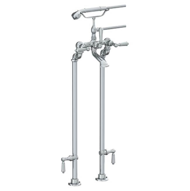 Watermark 180-8.3STP-U Venetian Floor Standing Bath Set W/ Hand Shower & Shut-Off Valves