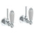 Watermark 180-MAS1-DD Venetian Lavatory Angle Stop Kit -1/2" Compression X 3/8" Od Compression