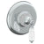 Watermark 180-P80-BB Venetian Wall Mounted Pressure Balance Shower Trim 7" Diameter