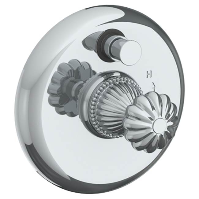 Watermark 180-P90-T Venetian Wall Mounted Pressure Balance Shower Trim With Diverter 7" Diameter