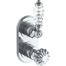Load image into Gallery viewer, Watermark 180-T25-AA Venetian Wall Mounted Mini Thermostatic Shower Trim With Built-In Control 3-1/2&quot; X 6-1/4&quot;.