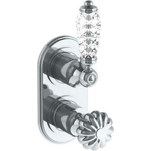 Watermark 180-T25-AA Venetian Wall Mounted Mini Thermostatic Shower Trim With Built-In Control 3-1/2" X 6-1/4".