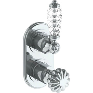 Watermark 180-T25-AA Venetian Wall Mounted Mini Thermostatic Shower Trim With Built-In Control 3-1/2" X 6-1/4".