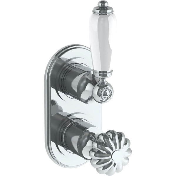 Watermark 180-T25-CC Venetian Wall Mounted Mini Thermostatic Shower Trim With Built-In Control 3-1/2" X 6-1/4".