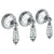 Watermark 180-WTR3-AA Venetian Wall Mounted 3-Valve Shower Trim