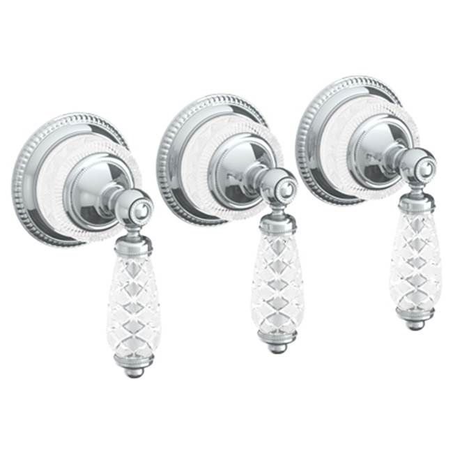 Watermark 180-WTR3-BB Venetian Wall Mounted 3-Valve Shower Trim