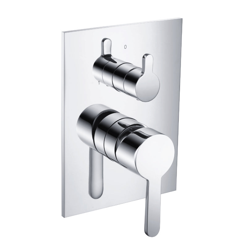 Flusso Serie 180 180.2100 Tub / Shower Trim With Pressure Balance Valve - 2-Output