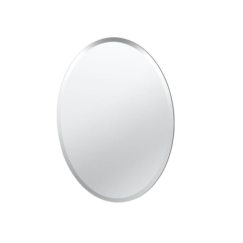 Gatco Flush Mount 26.5H Frameless Oval Mirror