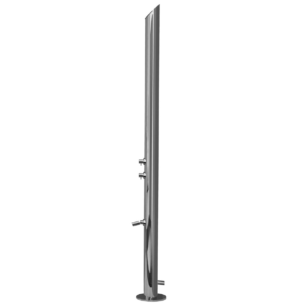 Jaclo 1805-PSS Aqua Adagio Outdoor Shower Column-Exposed - Polished Stainless