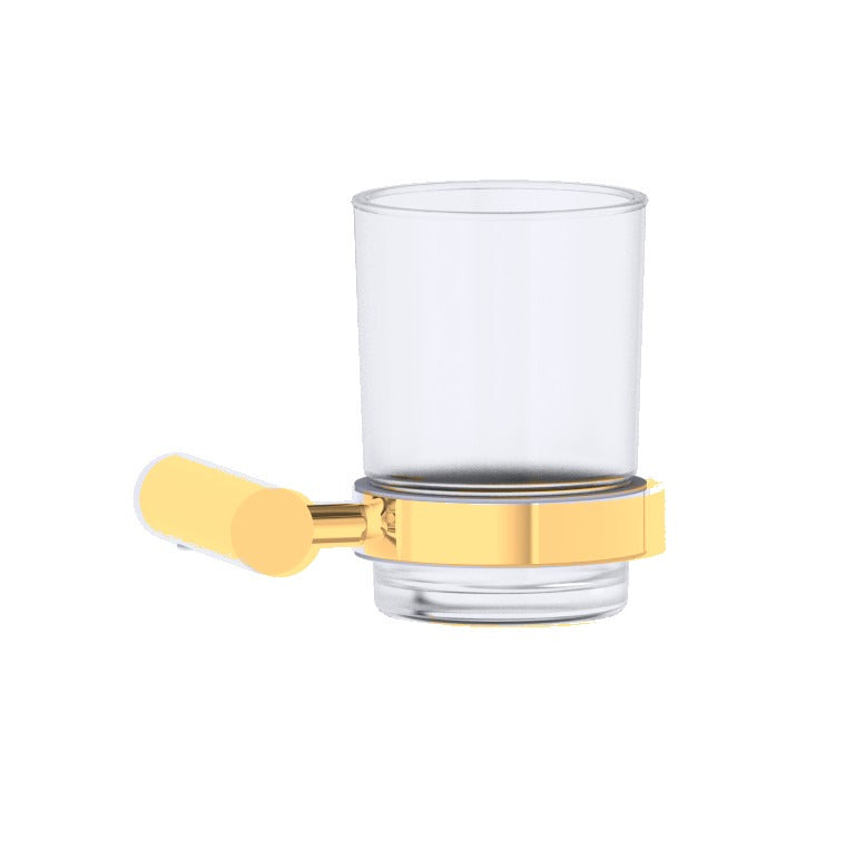 Kartners 180660 Copenhagen Bathroom Tumbler Cup & Toothbrush Holder Wall Mount
