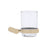 Kartners 180660 Copenhagen Bathroom Tumbler Cup & Toothbrush Holder Wall Mount