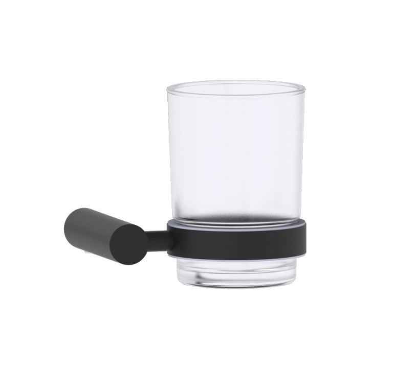 Kartners 180660 Copenhagen Bathroom Tumbler Cup & Toothbrush Holder Wall Mount