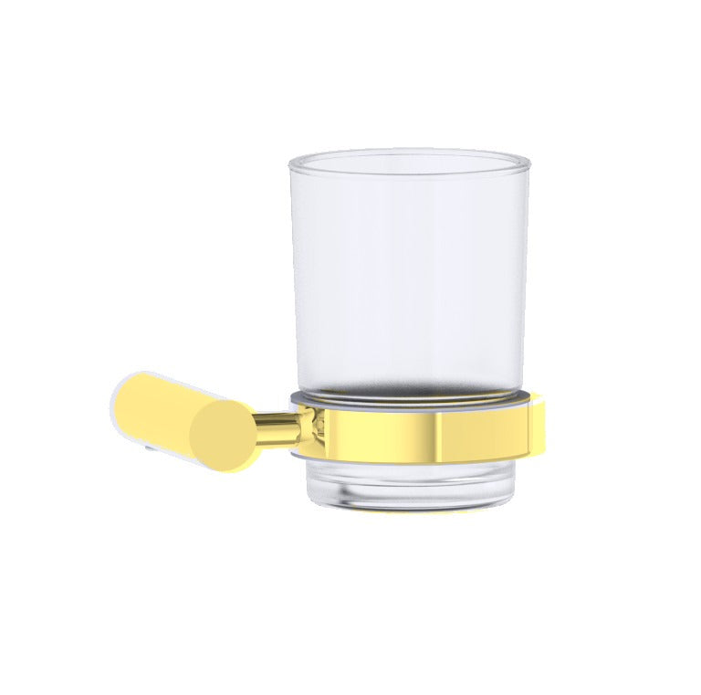 Kartners 180660 Copenhagen Bathroom Tumbler Cup & Toothbrush Holder Wall Mount