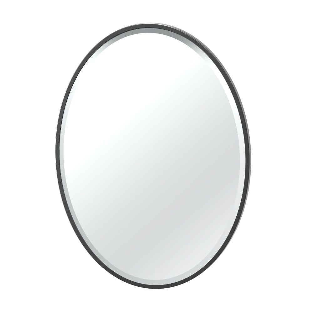 Gatco Flush Mount Ez Hanging 33H Framed Oval Mirror