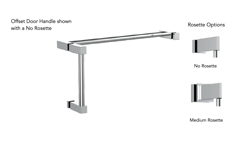 Neelnox ART-OSD6X18-NR Arte 6X18 Shower Door Handle No Rosette - Parent