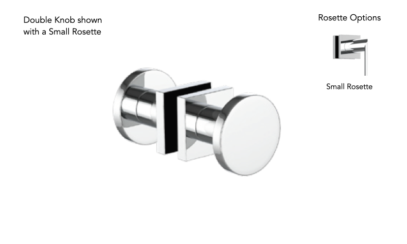 Neelnox NAV-KND-GR Navigator Double Knob Standard Rosette - Parent