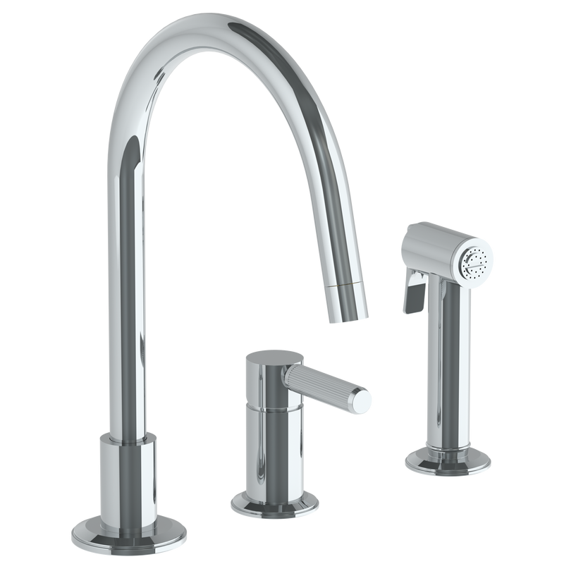 Watermark WM-19-7.1.3GA-LT4LV Refinement 19 3 Hole Gooseneck Kitchen Set - Parent