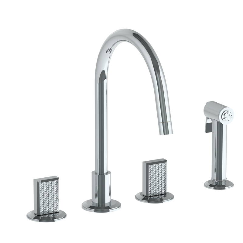 Watermark WM-19-7.1G-LT6P Refinement 19 4 Hole Gooseneck Kitchen Set - Parent