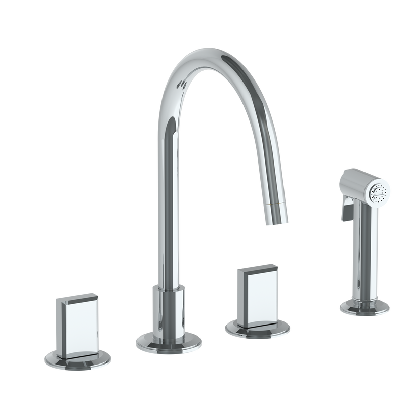 Watermark WM-19-7.1G-LT6S Refinement 19 4 Hole Gooseneck Kitchen Set - Parent