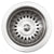Houzer 190-9180-5 3-1/2 Inch Stainless Steel Basket Strainers, 5-Pack