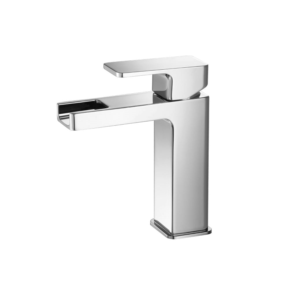 Flusso Serie 196 196.1000CF Single Hole Cascade Flow Waterfall Bathroom Faucet