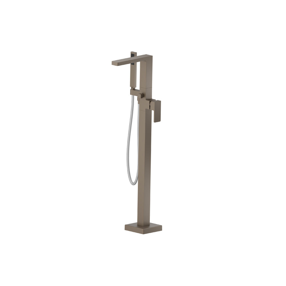 Flusso Serie 196 196.1165 Freestanding Floor Mount Bathtub / Tub Filler With Hand Shower