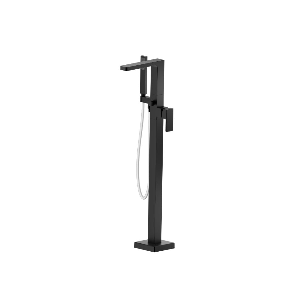 Flusso Serie 196 196.1165 Freestanding Floor Mount Bathtub / Tub Filler With Hand Shower