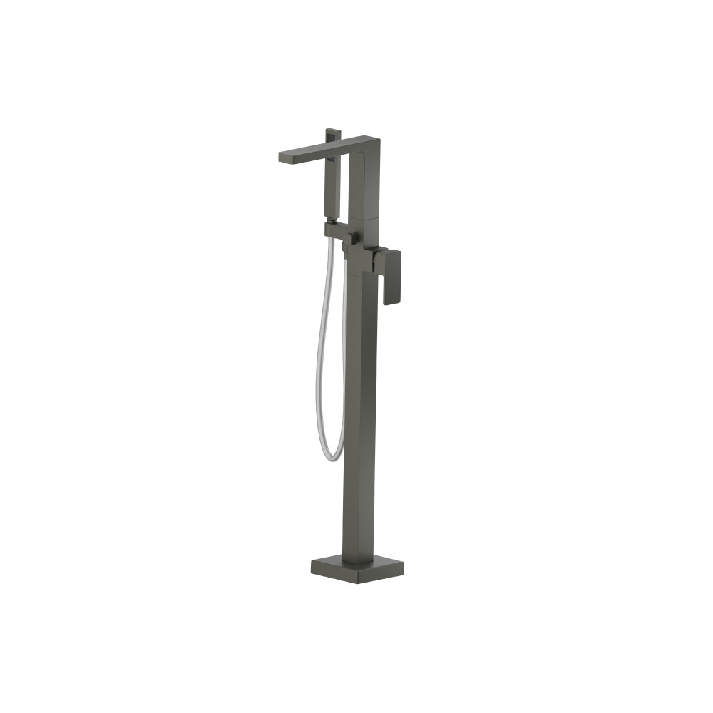 Flusso Serie 196 196.1165 Freestanding Floor Mount Bathtub / Tub Filler With Hand Shower