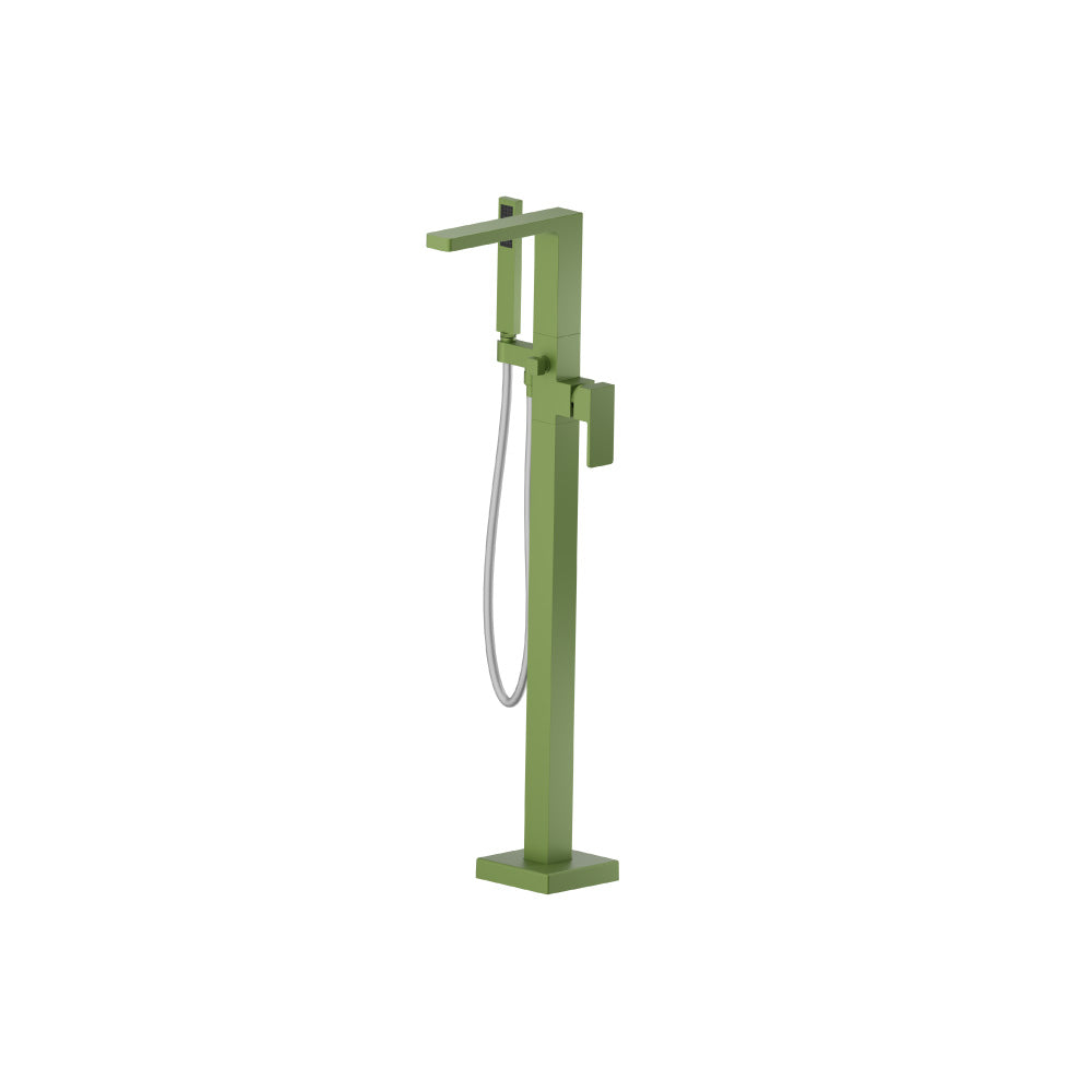 Flusso Serie 196 196.1165 Freestanding Floor Mount Bathtub / Tub Filler With Hand Shower