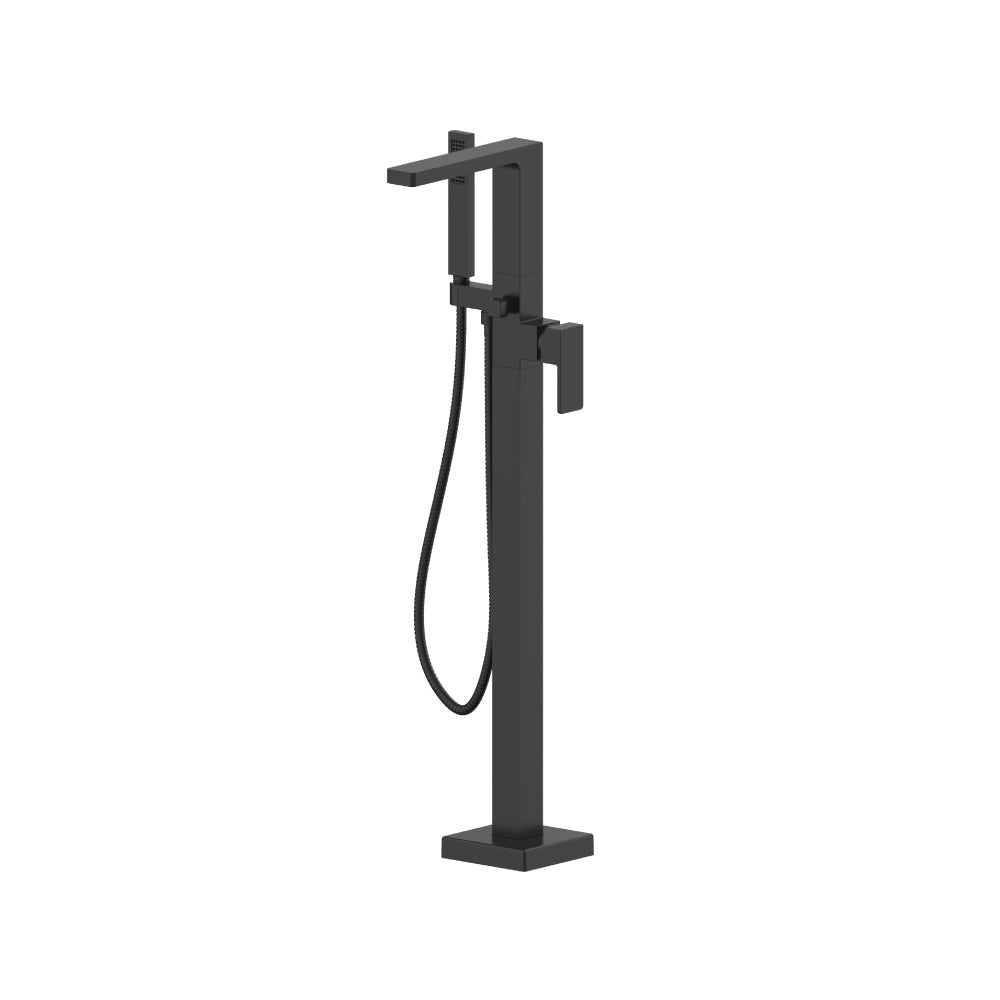 Flusso Serie 196 196.1165 Freestanding Floor Mount Bathtub / Tub Filler With Hand Shower