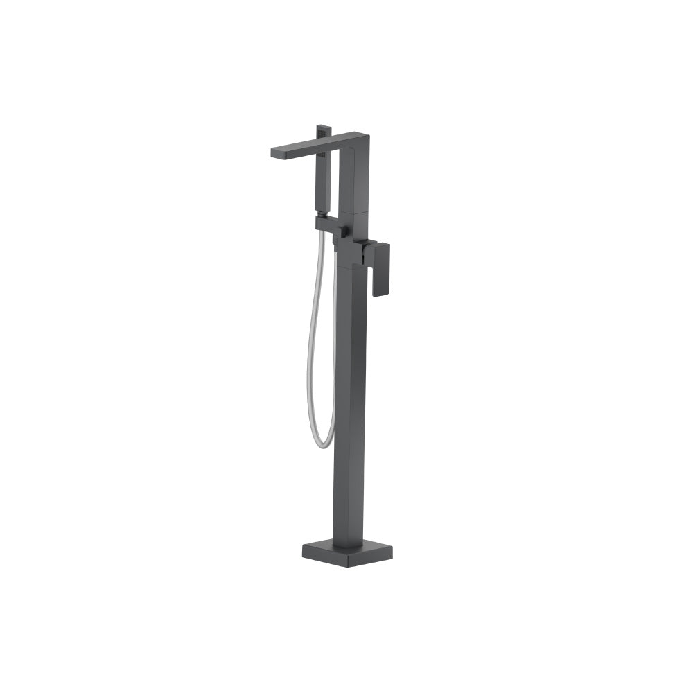 Flusso Serie 196 196.1165 Freestanding Floor Mount Bathtub / Tub Filler With Hand Shower